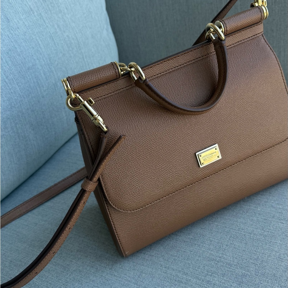 Dolce & Gabbana Sicily Bag – Tan, Authentic, Perfect Conditions